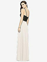 Rear View Thumbnail - Ivory Chiffon Maxi Skirt