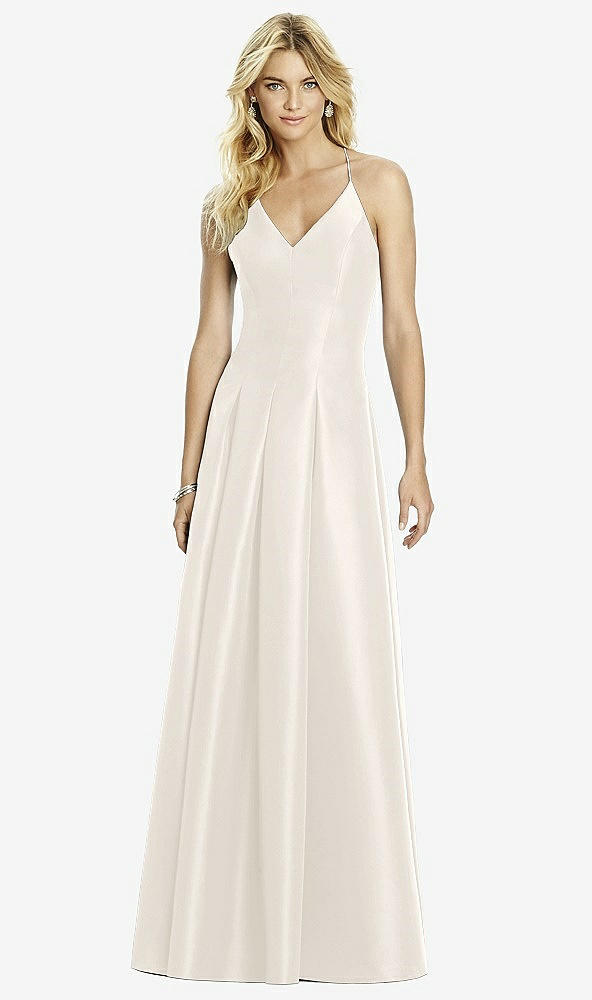 Front View - Ivory After Six Bridesmaid Dress 6767