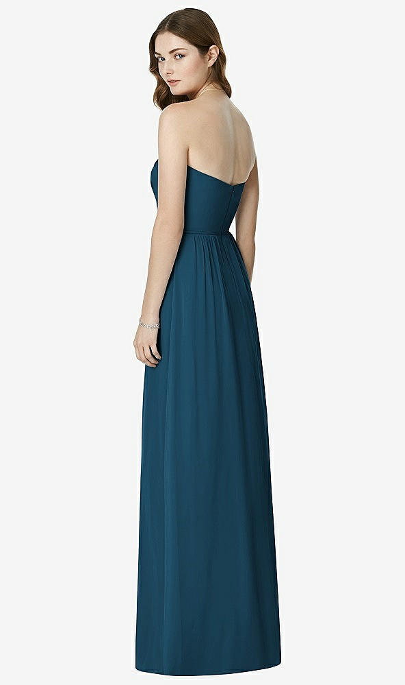Back View - Atlantic Blue Bella Bridesmaids Dress BB101