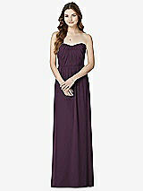 Front View Thumbnail - Aubergine Bella Bridesmaids Dress BB101