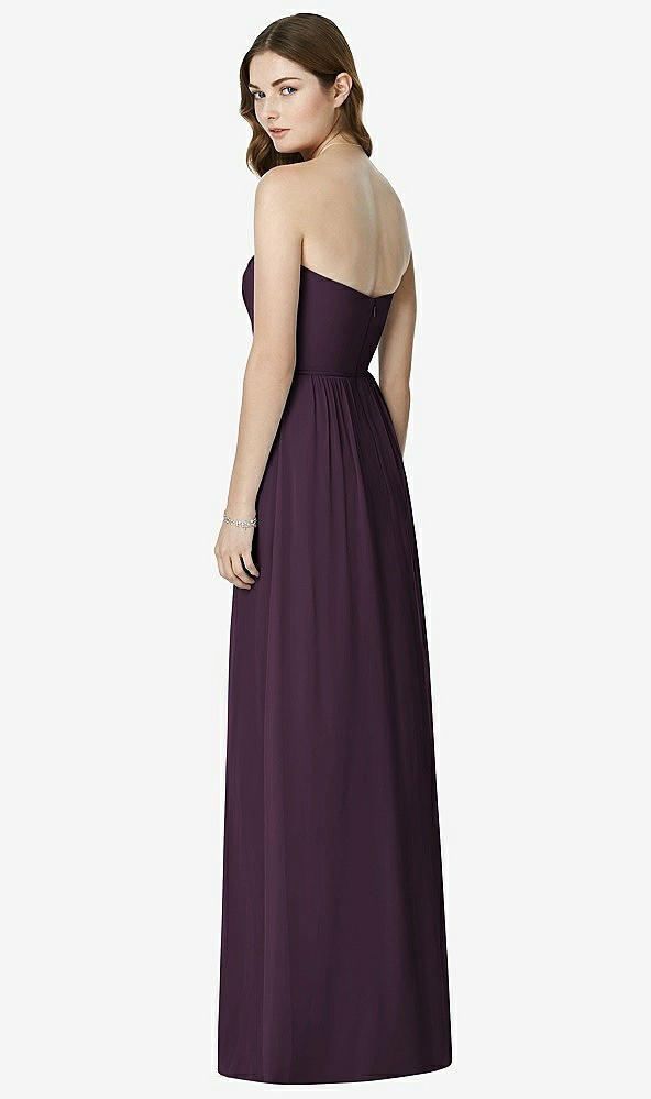 Back View - Aubergine Bella Bridesmaids Dress BB101