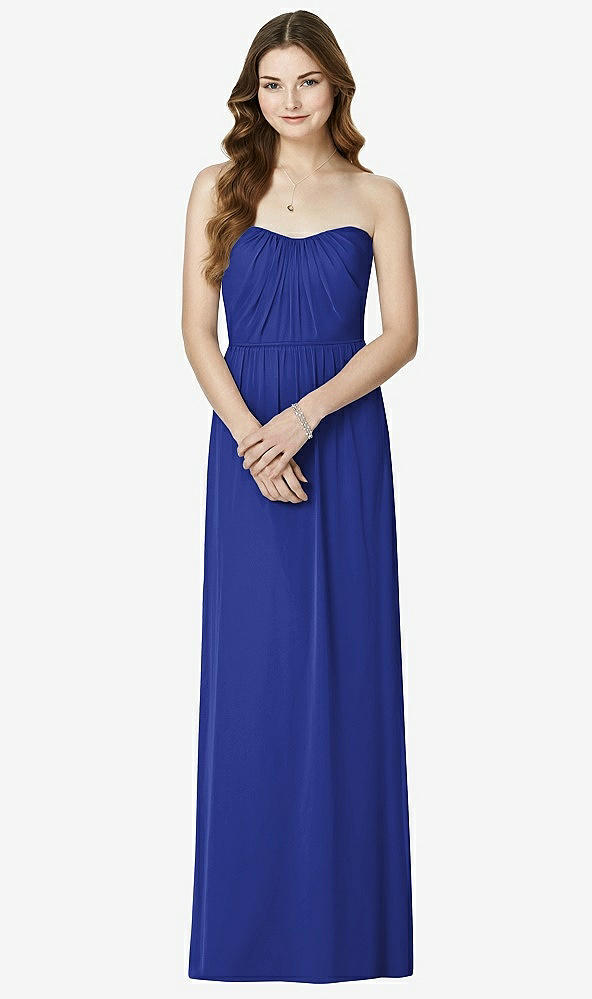 Front View - Cobalt Blue Bella Bridesmaids Dress BB101