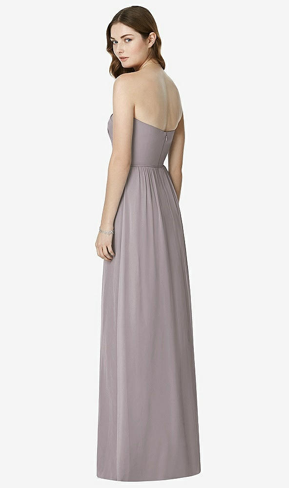 Back View - Cashmere Gray Bella Bridesmaids Dress BB101