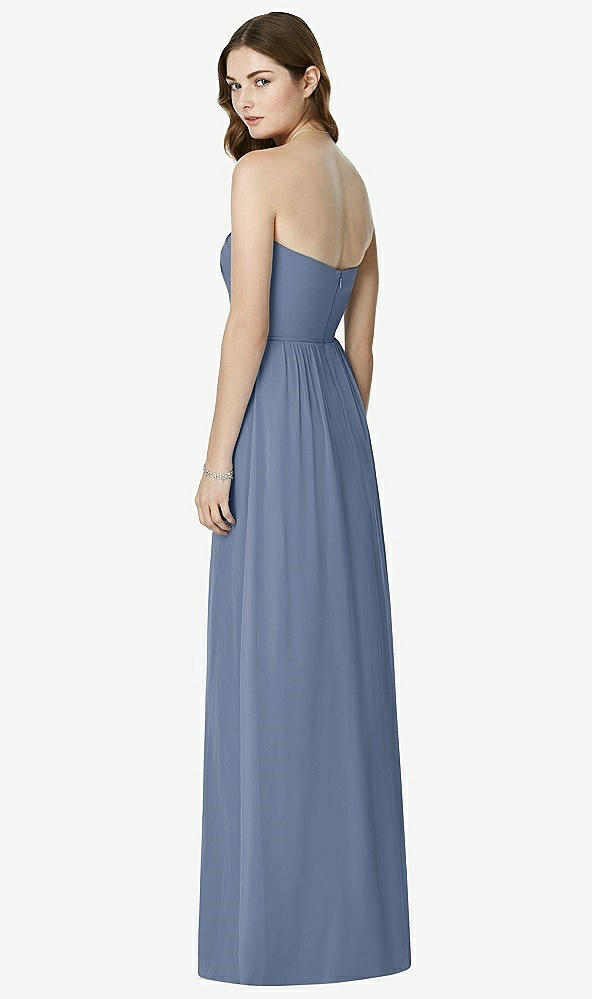Back View - Larkspur Blue Bella Bridesmaids Dress BB101