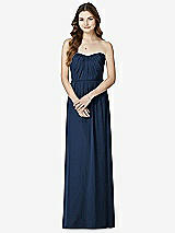 Front View Thumbnail - Midnight Navy Bella Bridesmaids Dress BB101