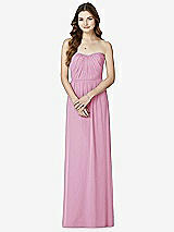 Front View Thumbnail - Powder Pink Bella Bridesmaids Dress BB101