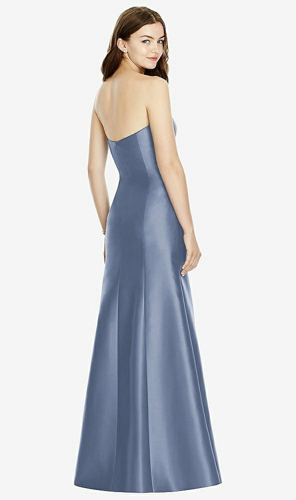 Back View - Larkspur Blue Bella Bridesmaids Dress BB104