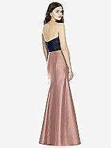 Rear View Thumbnail - Neu Nude & Midnight Navy Bella Bridesmaids Dress BB105