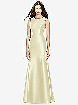 Rear View Thumbnail - Butter Yellow Bella Bridesmaids Dress BB106