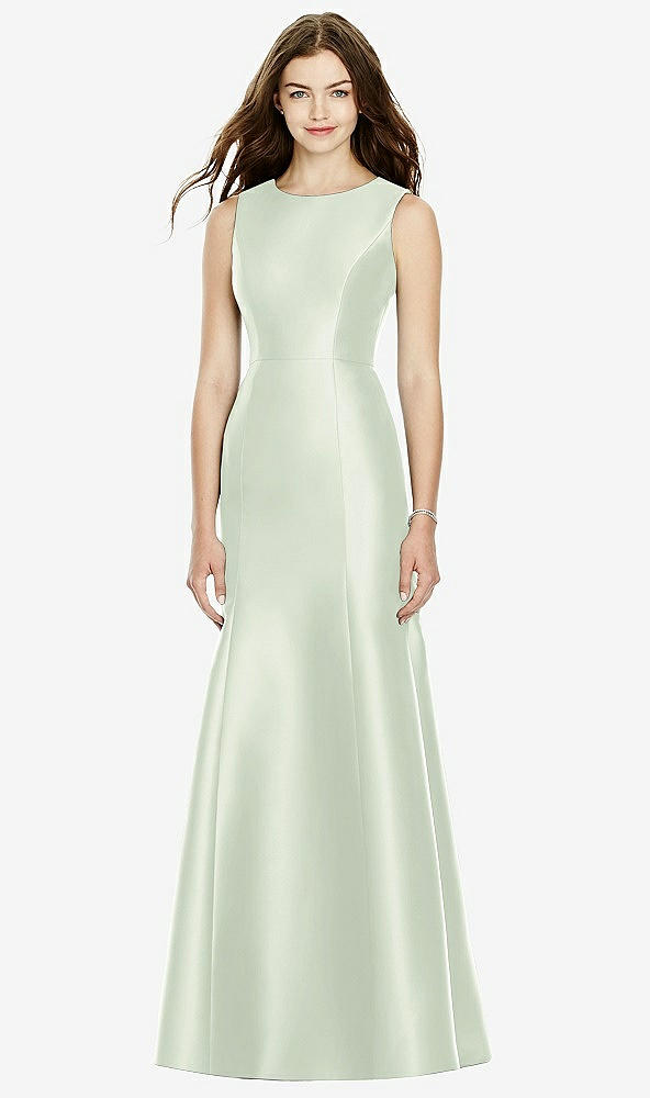 Back View - Mint Green Bella Bridesmaids Dress BB106