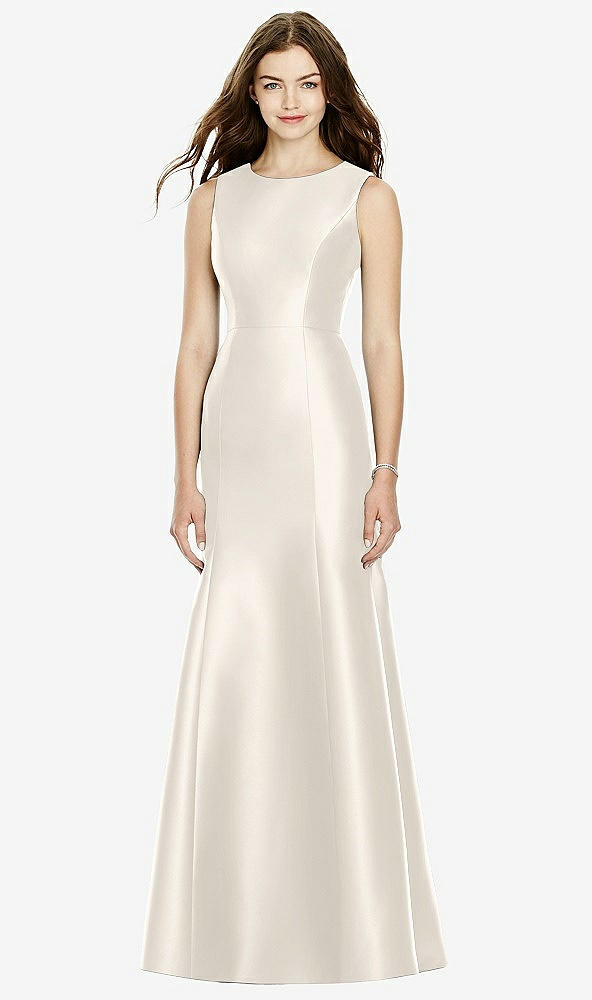 Back View - Ivory Bella Bridesmaids Dress BB106