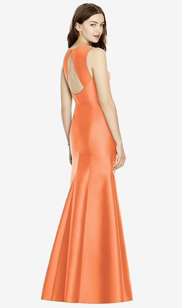 Front View - Portofino Orange Bella Bridesmaids Dress BB106