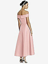 Rear View Thumbnail - Rose Studio Design 4513 Midi Off-the-Shoulder Bridesmaid Dress