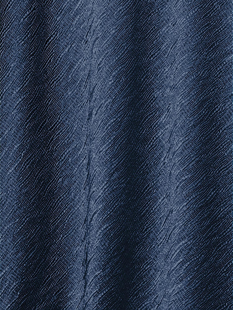 Front View - Midnight Navy Soho Metallic Fabric by the Yard