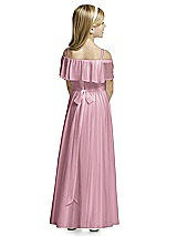 Rear View Thumbnail - Dusty Pink Flower Girl Dress FL4053