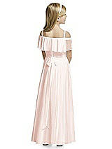 Rear View Thumbnail - Blush Flower Girl Dress FL4053