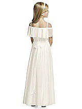 Rear View Thumbnail - Ivory Flower Girl Dress FL4053