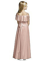Rear View Thumbnail - Neu Nude Flower Girl Dress FL4053