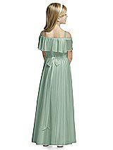 Rear View Thumbnail - Seagrass Flower Girl Dress FL4053