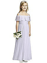Front View Thumbnail - Silver Dove Flower Girl Dress FL4053