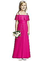 Front View Thumbnail - Think Pink Flower Girl Dress FL4053