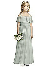 Front View Thumbnail - Willow Green Flower Girl Dress FL4053