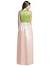 Rear View Thumbnail - Blush & Mojito Dessy Collection Junior Bridesmaid Dress JR536