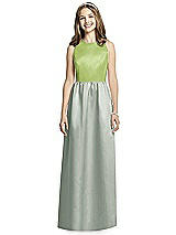 Front View Thumbnail - Willow Green & Mojito Dessy Collection Junior Bridesmaid Dress JR536