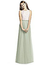 Front View Thumbnail - Celadon Dessy Collection Junior Bridesmaid Skirt JRS537