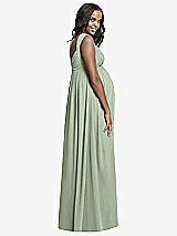 Rear View Thumbnail - Sage Dessy Collection Maternity Bridesmaid Dress M433