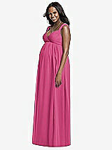 Front View Thumbnail - Tea Rose Dessy Collection Maternity Bridesmaid Dress M433