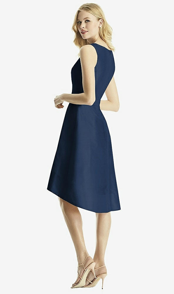 Back View - Midnight Navy After Six Bridesmaid style 6770