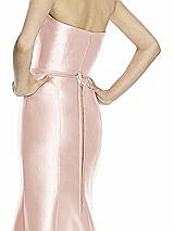 Rear View Thumbnail - Blush Beaded Sash for Style D742