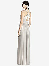 Rear View Thumbnail - Oyster Alfred Sung Bridesmaid Dress D744