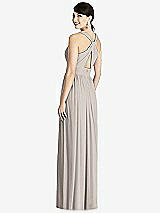 Rear View Thumbnail - Taupe Alfred Sung Bridesmaid Dress D744