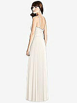 Rear View Thumbnail - Ivory Jeweled Twist Halter Maxi Dress