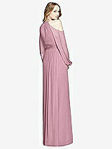 Rear View Thumbnail - Dusty Pink Dessy Bridesmaid Dress 3018
