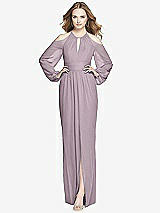 Front View Thumbnail - Lilac Dusk Dessy Bridesmaid Dress 3018