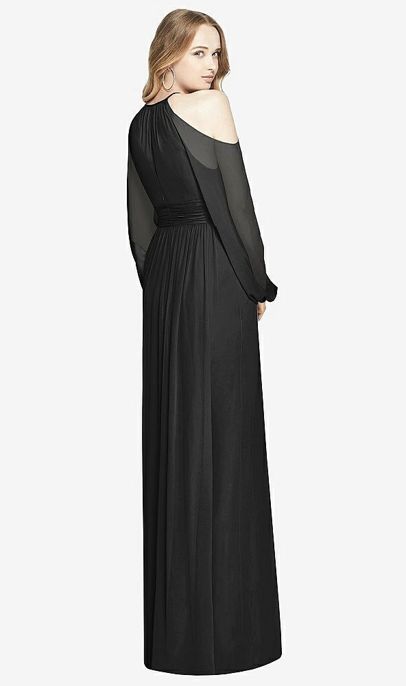 Back View - Black Dessy Bridesmaid Dress 3018
