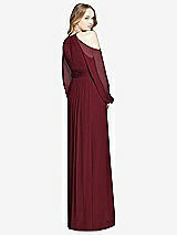 Rear View Thumbnail - Cabernet Dessy Bridesmaid Dress 3018