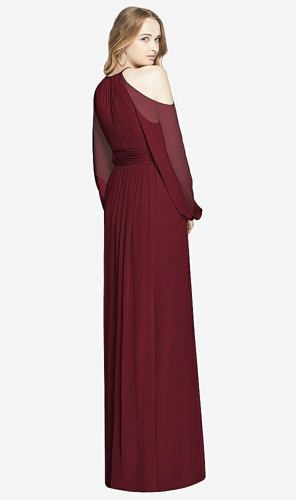 Back View - Cabernet Dessy Bridesmaid Dress 3018