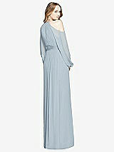 Rear View Thumbnail - Mist Dessy Bridesmaid Dress 3018