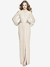 Front View Thumbnail - Oat Dessy Bridesmaid Dress 3018