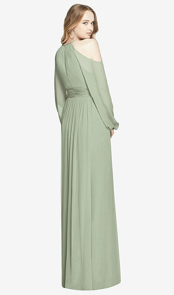Back View - Sage Dessy Bridesmaid Dress 3018
