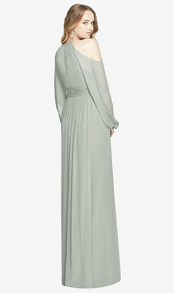 Back View - Willow Green Dessy Bridesmaid Dress 3018