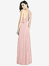 Front View Thumbnail - Rose Ruffled Strap Cutout Wrap Maxi Dress