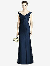 Front View Thumbnail - Midnight Navy Studio Design Bridesmaid Dress 4536