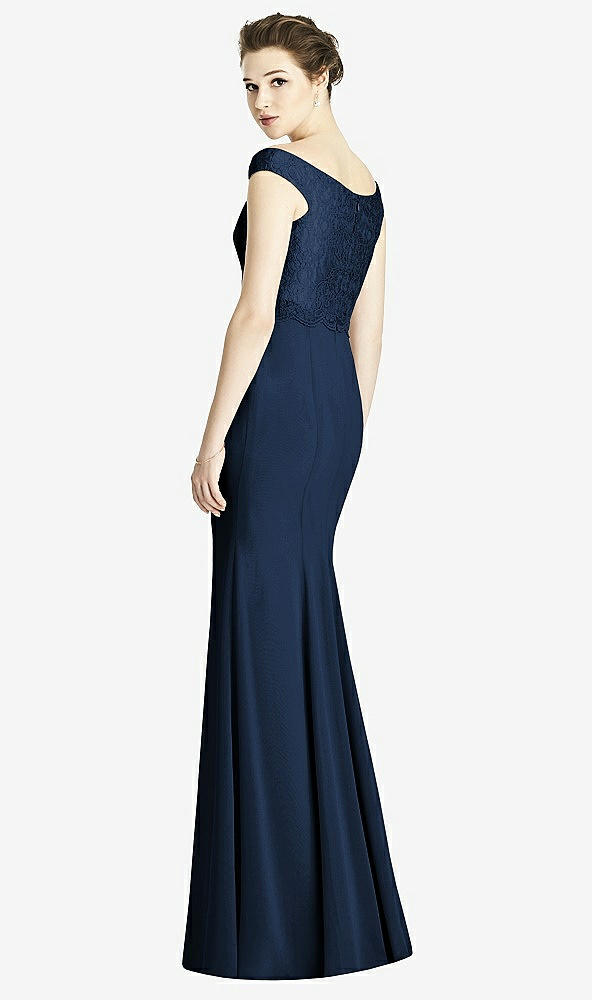 Back View - Midnight Navy Studio Design Bridesmaid Dress 4536