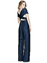 Alt View 2 Thumbnail - Midnight Navy Soho Metallic Twist Jumpsuit