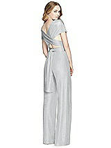 Alt View 2 Thumbnail - Silver Soho Metallic Twist Jumpsuit